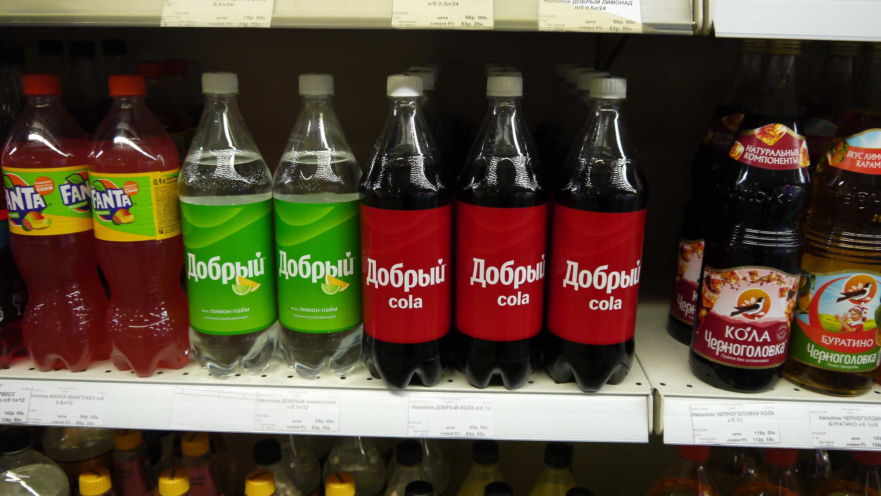 Недобрый кола: почему coca-cola и pepsi мимикрируют, но остаются на российском рынке