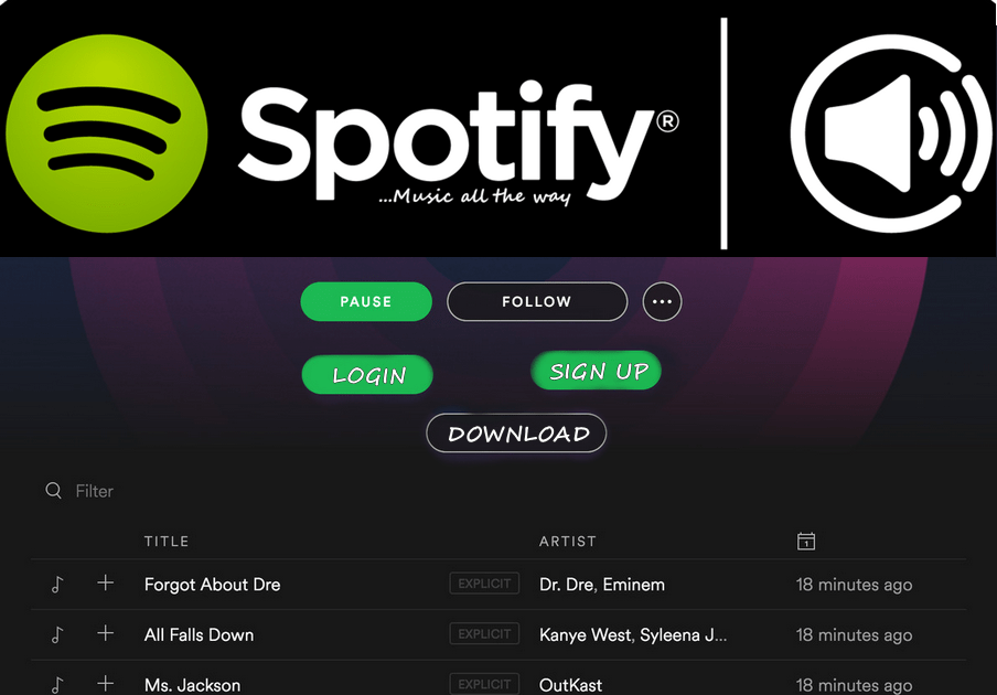 Скрыть трек spotify