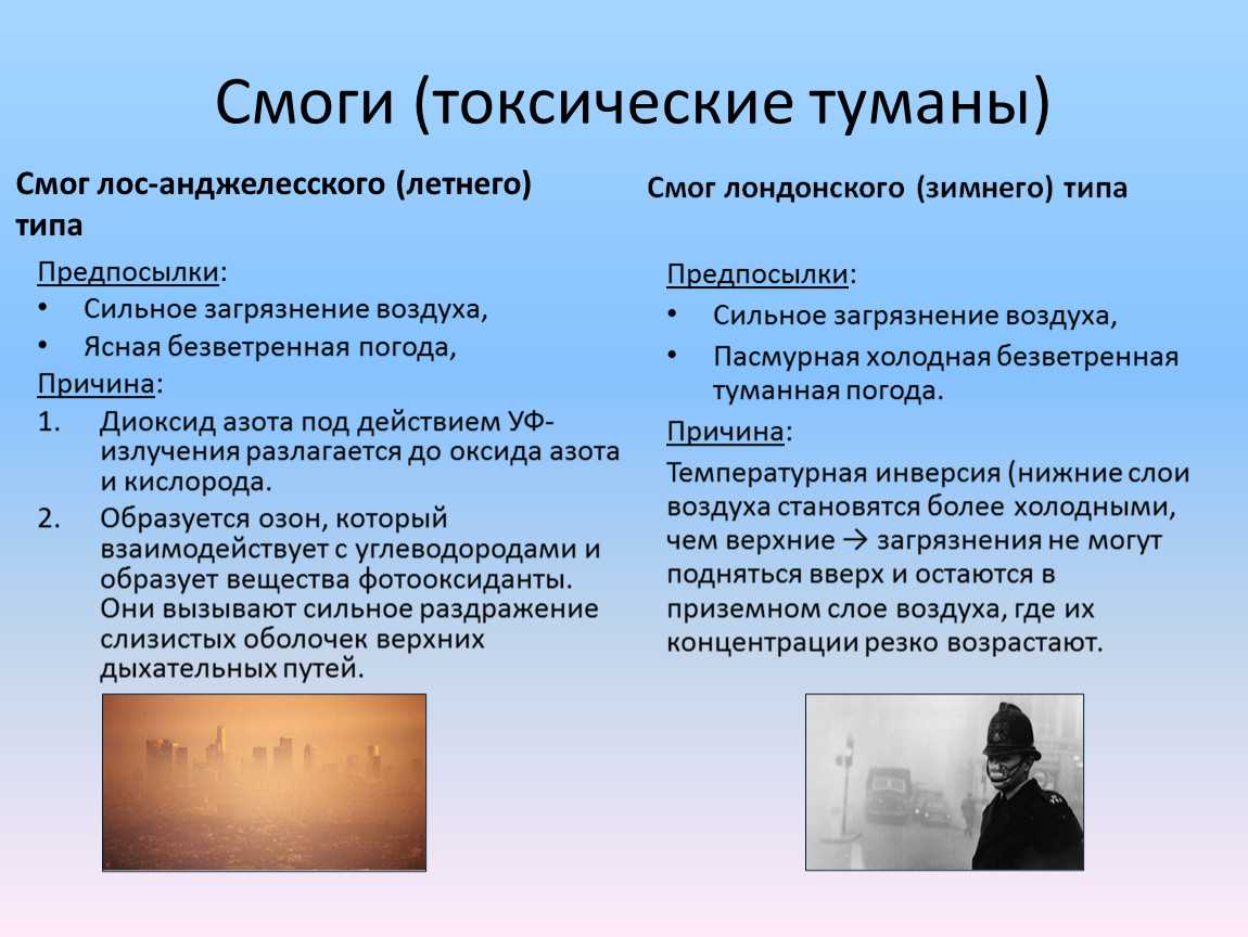 Смог: что это, причины возникновения, виды и методы борьбы