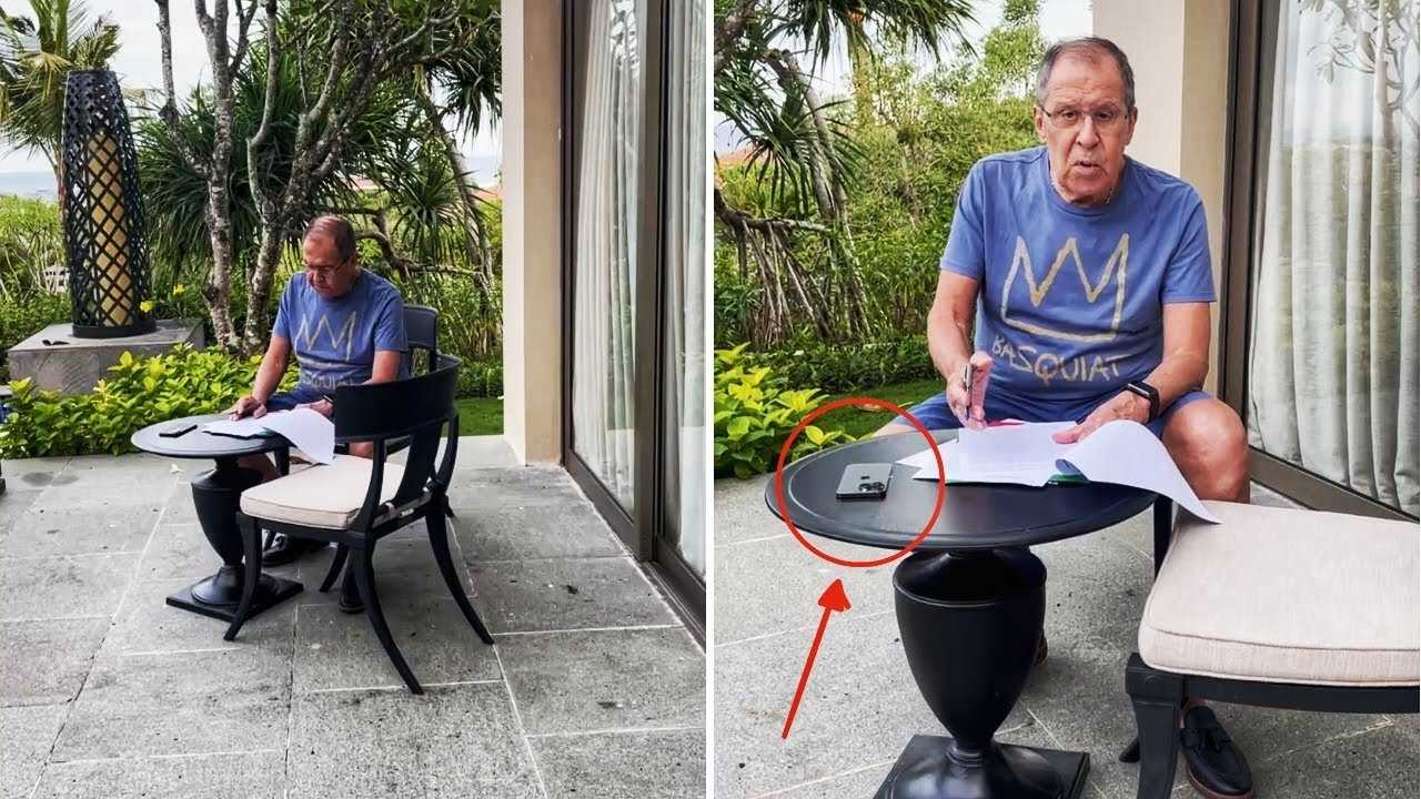 Лавров приехал на g20 с гаджетами от "загнивающего запада" - это нечто!