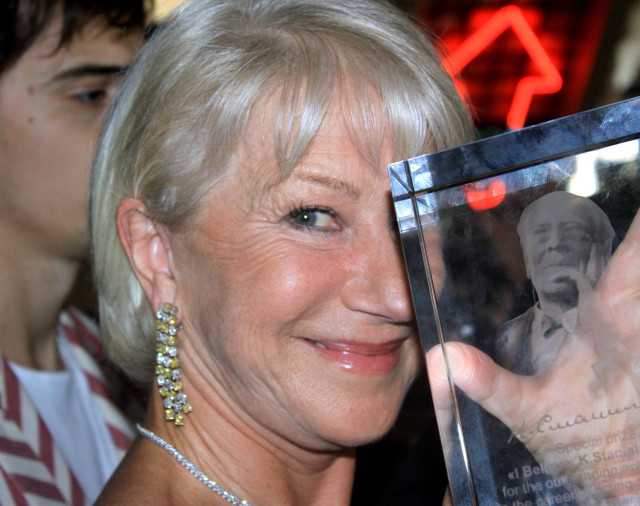 Helen mirren 'flattered' to look like keanu reeves's girlfriend