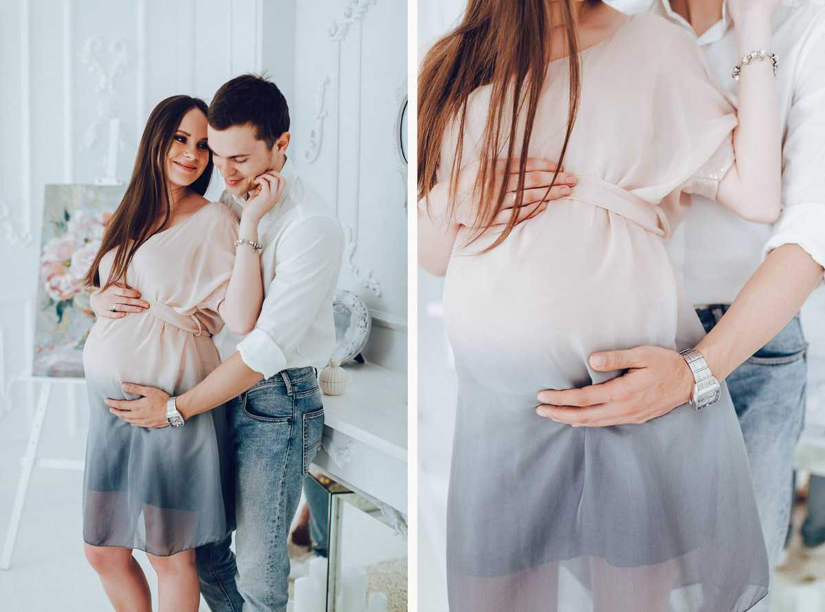 Фотосессия беременной с мужем - 5 лучших идей