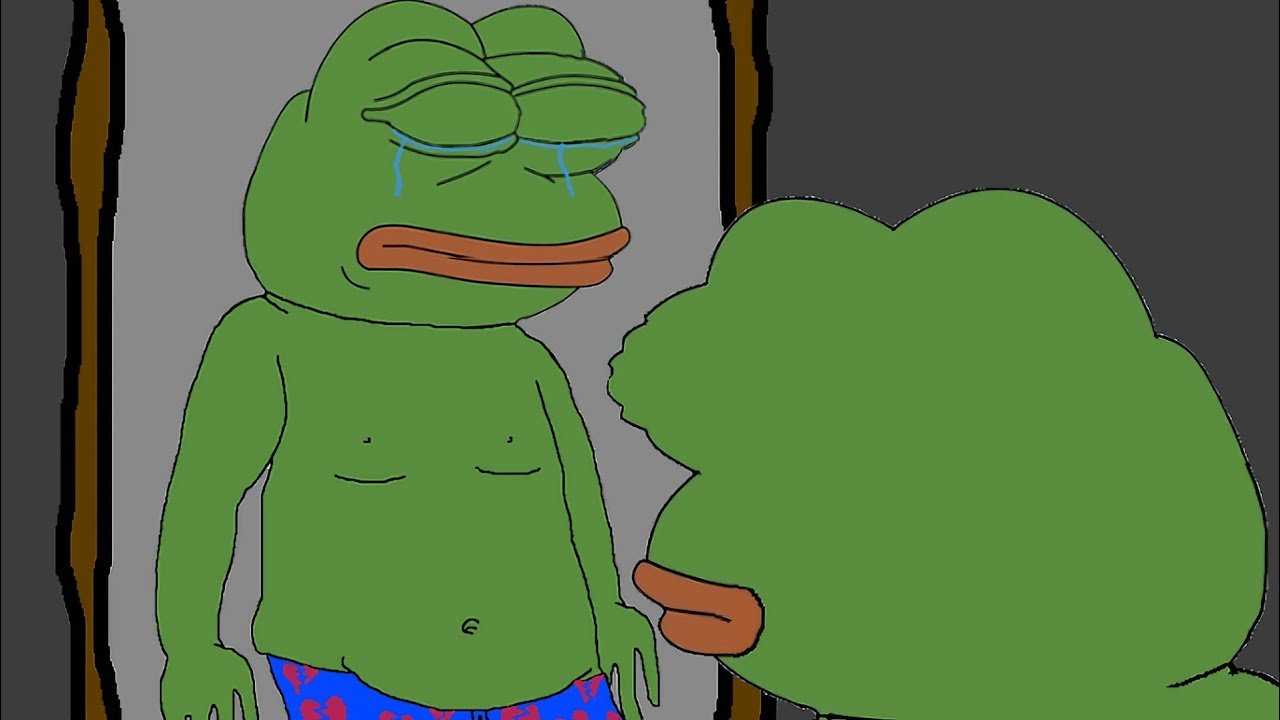 Мемы про зеленую лягушку. это больше не среда, мои кореша. у лягушки, объявляющей о середине недели, появился печальный антипод