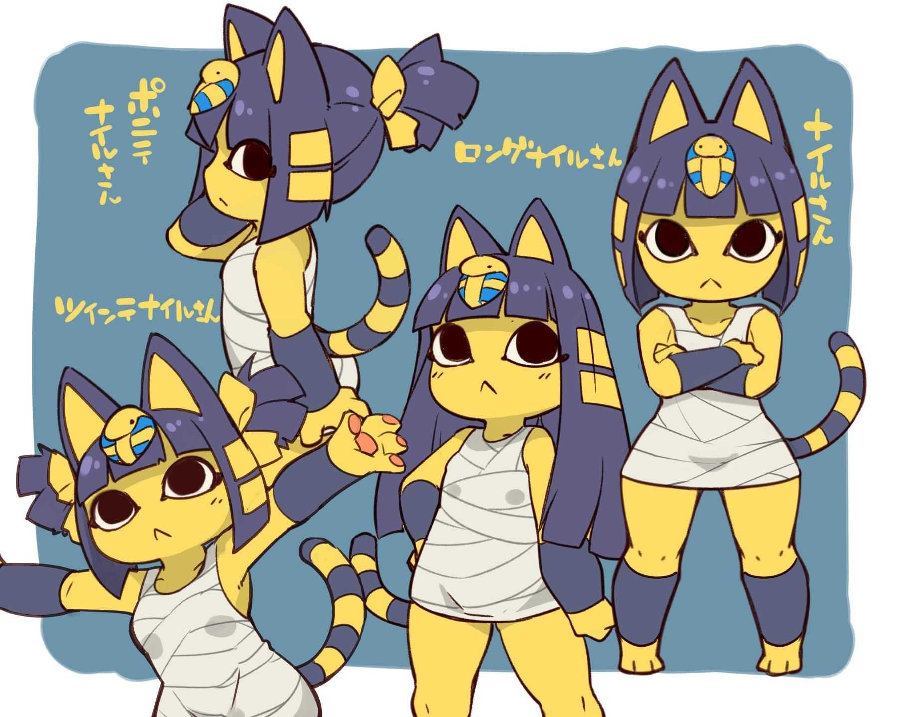 Ankha animal crossing на tiktok