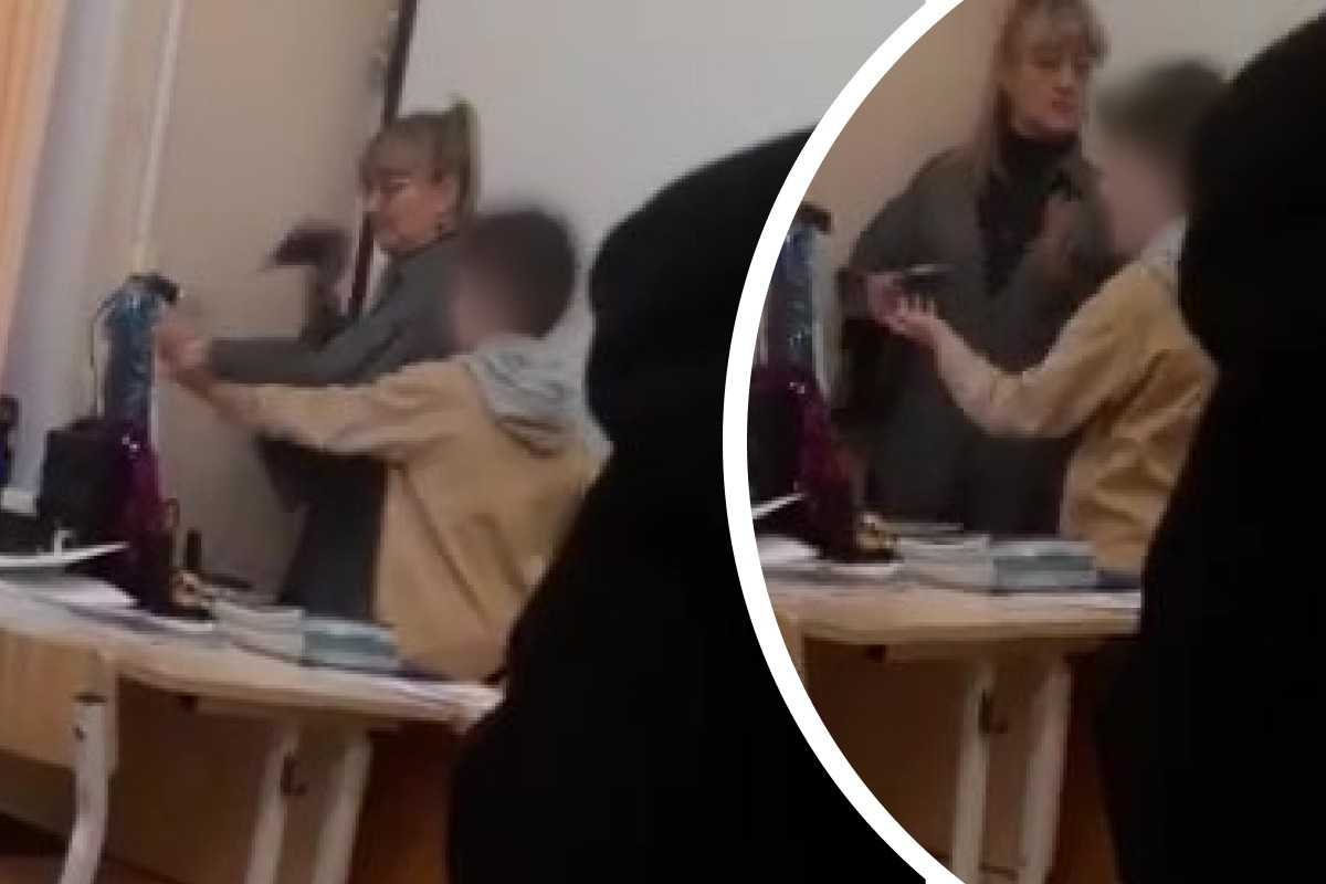 Не хотел писать конспект. учитель в канске едва не задушил шестиклассника