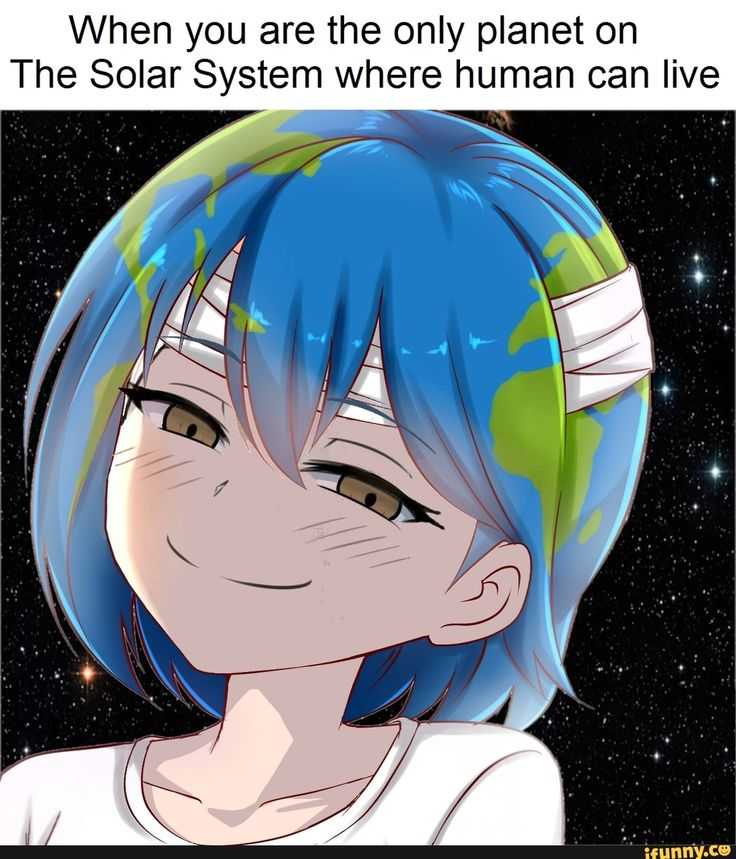 Земля тян луна тян