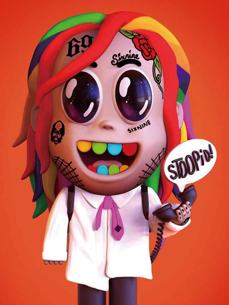 Как сделать обложку как у 6ix9ine