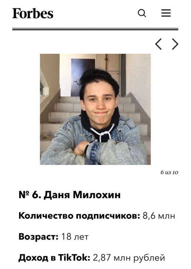 Даня милохин: биография, возраст, девушка, факты, фото тиктокера