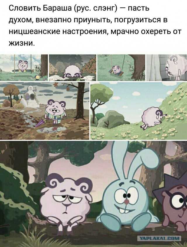 Персонажи «смешариков» с точки зрения психолога.