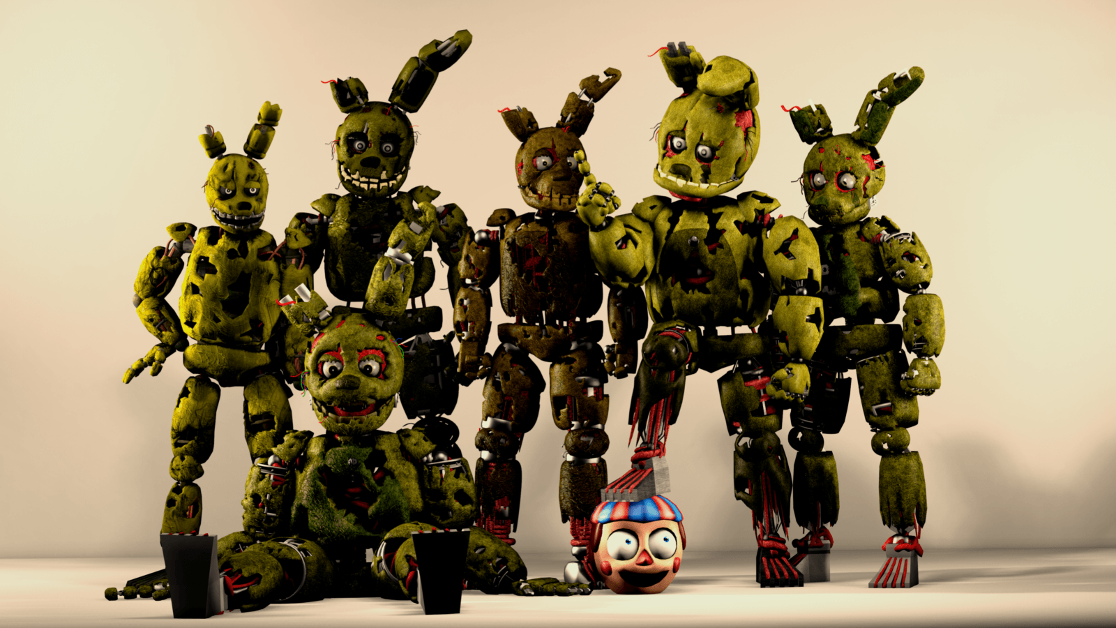 Аниматроников картинка #388641 - кто такой спрингтрап из fnaf, которого считают в рунете привлекательным - скачать